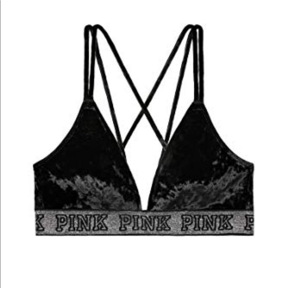 Velvet Triangle Bralette